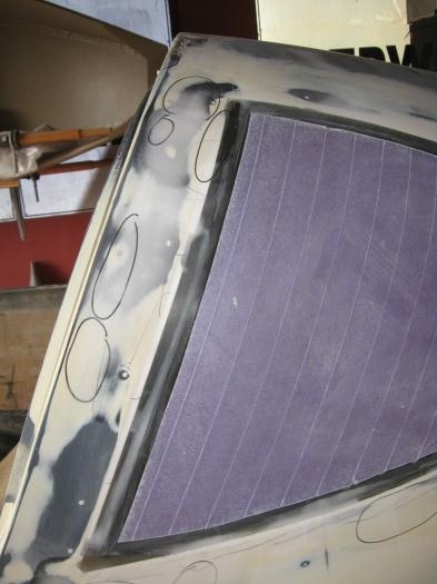 Opera windows - sand and fill about #4.