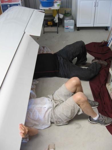 That would be Joe's legs and Rodney's legs!