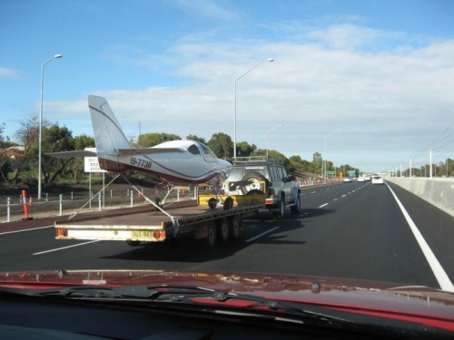At 100kph on the freeway.