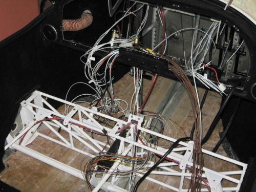 Now that all cables are inside ......