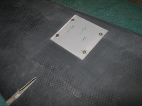 Cover finished (with protective plastic still in place)