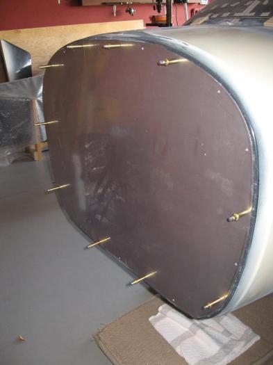 Firewall trimmed and fitted