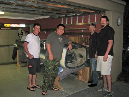 Over goes the plane again - Robert, Dean, Gabriel, WP, Rodney.