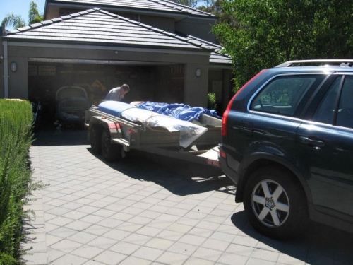 Loading up the wings and fly control surfaces.