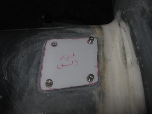 Finished cover (RHS) temp in place.