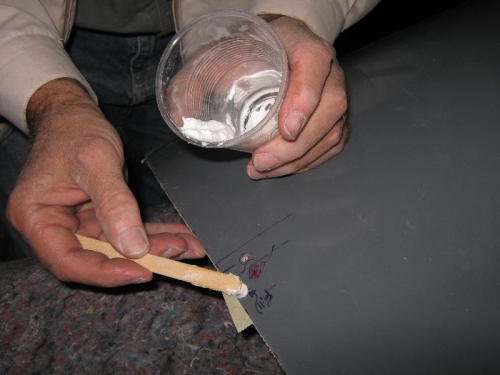 More general filling and sanding.