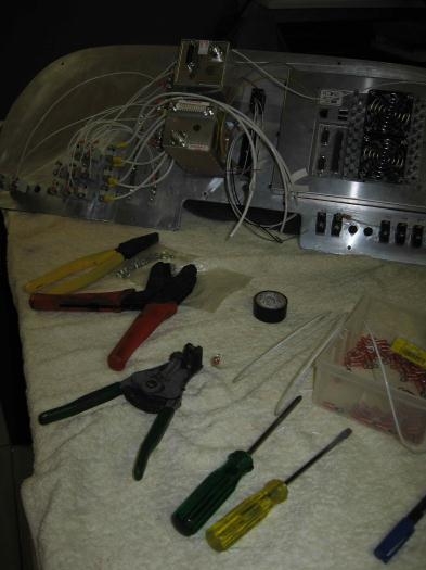 Panel work progressing.