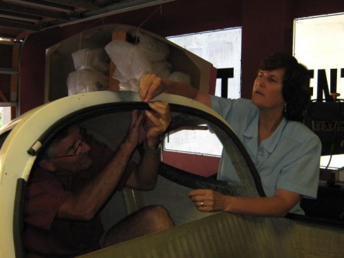 Fixing the latch striker plate