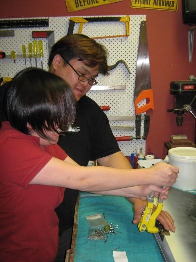 Little muscles - not much luck.