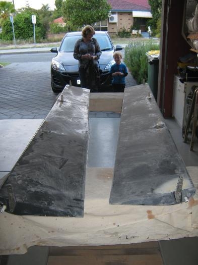 Flap filling and sanding