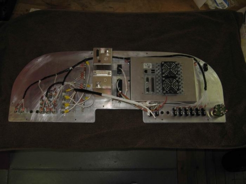 Panel basic connections complete.