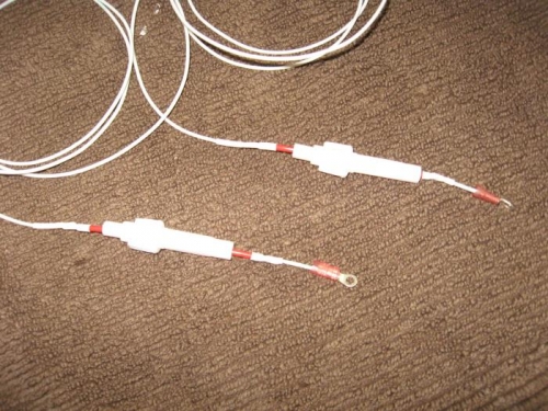 In-line fuses for the Dynon shunt leads