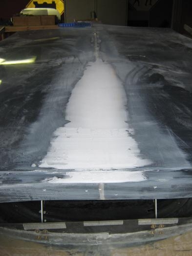 Below the nose - there is a 1/8