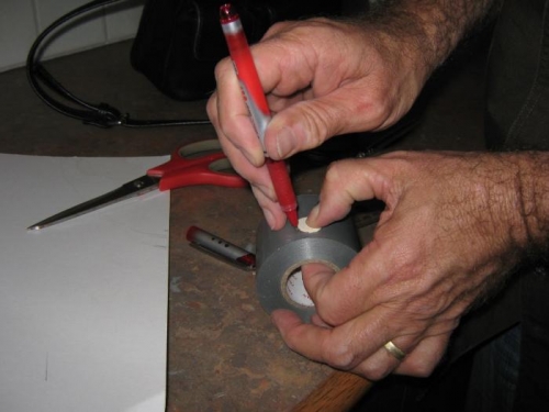 Cardboard round template x 3 sizes