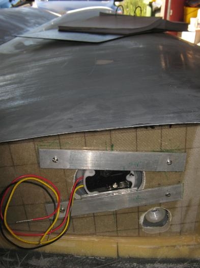 Fuel sender units glued in.