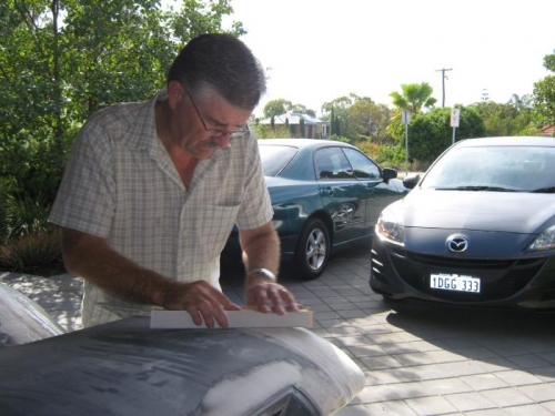 More sanding ............