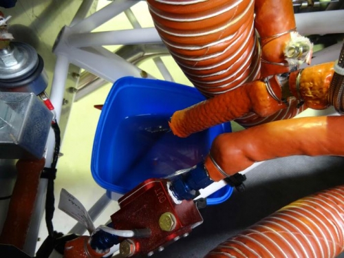 Punmped through 4 ltrs