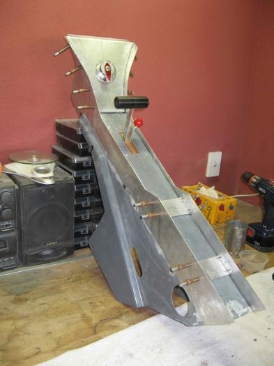 The complete console frame - ready for upholstery.