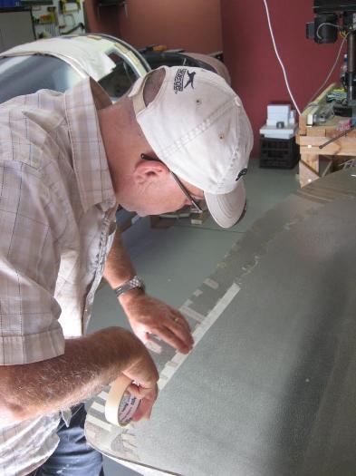 Taping to the frame line