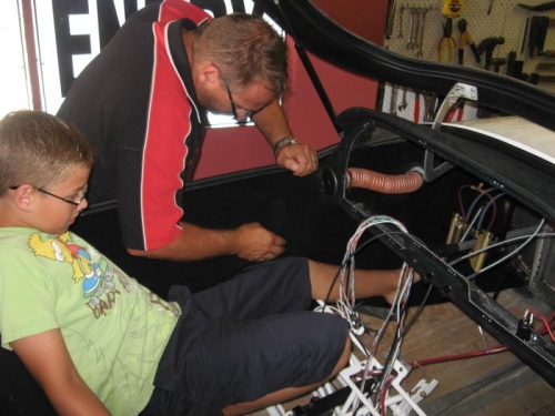 Riley on the pumping ....