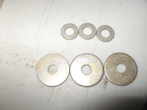 Ordinary and large area washers