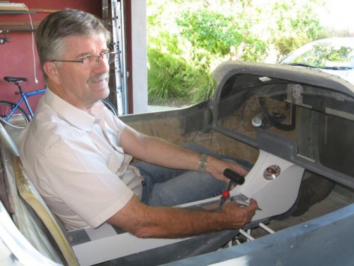 Making up cardboard console #6