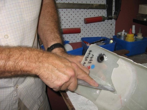 Adjusting the rear cylinder baffle