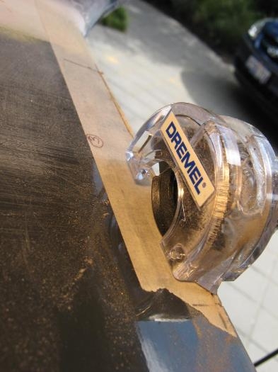 Moving on to the Dremel toothed cutter