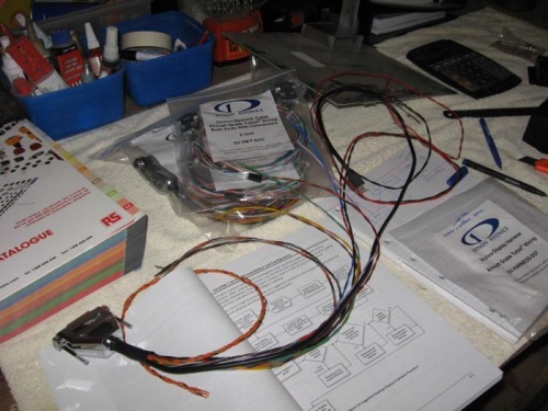 Working out the configuration and measuring the length of cables.