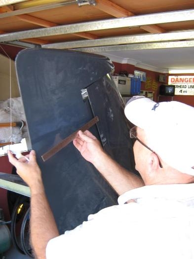 Mark measuring and calculating rudder travel
