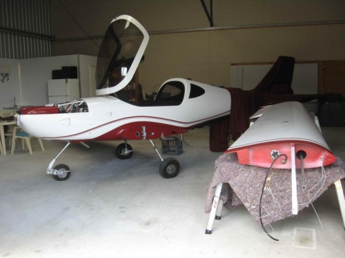 Had to remove the wing to get at the damage.