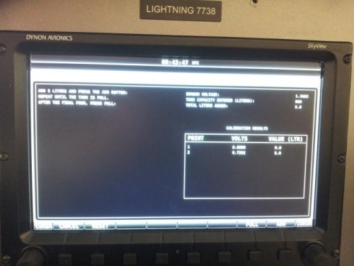 Calibrating the Skyview.