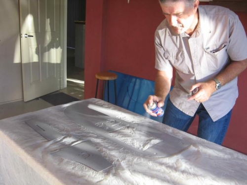 Spray painting .....