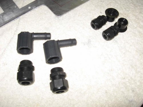 The retic fittings form Bunnings.