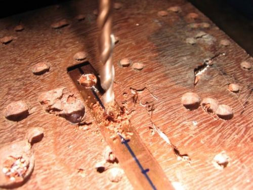 1/16 x 1/4 copper bar.