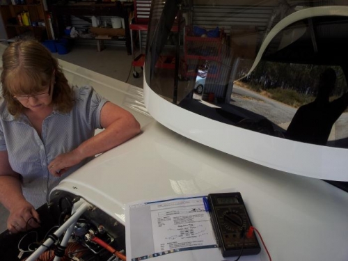 More continuity checking under the cowl.