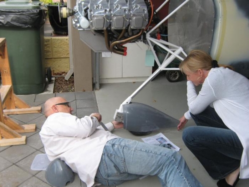 Measuring for the brackets ....