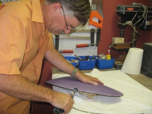 Dremil cutting to shape