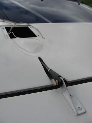 Elevator trim fitted and adjusted