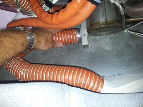 Cabin heat scat in place