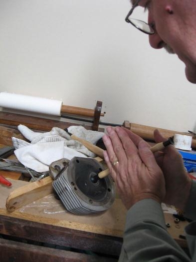 Lapping valves.......