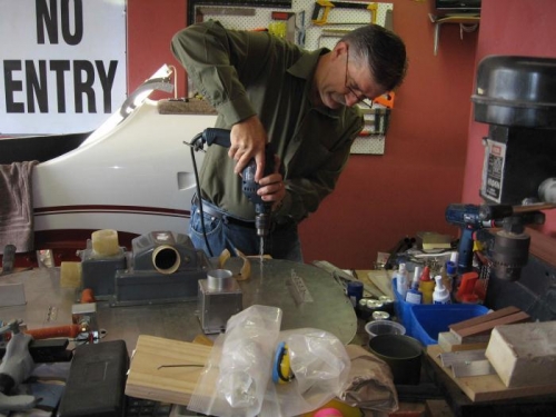 Locating and drilling extra holes.