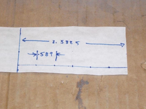 Mark paper with hole locations