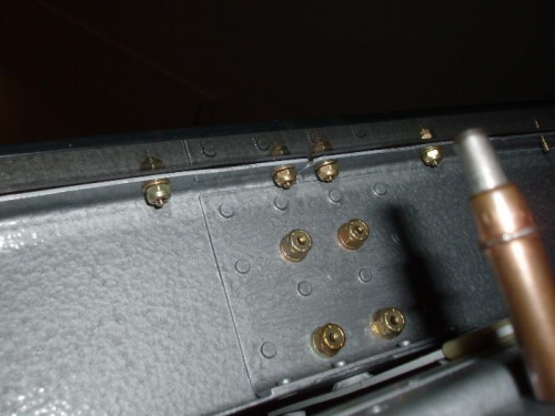 Put some nuts / washers on lightly