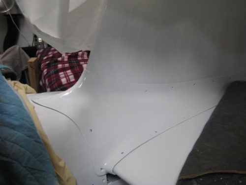 Putting on the fairing