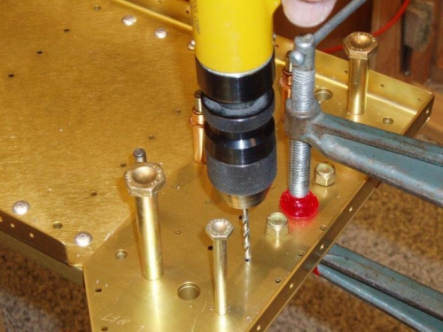 Drill shear bar rivets