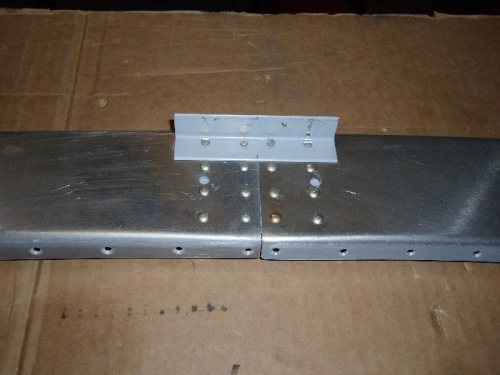 Riveted aft channel plate & angle