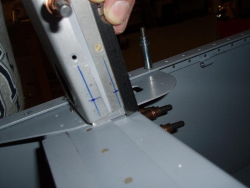 Locate inboard bolt holes