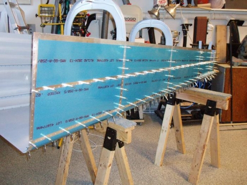 Clecoed fuselage for reviting