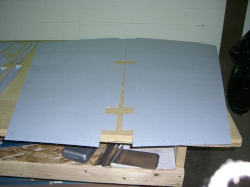 Primed Rudder Parts